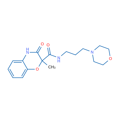 2-Methyl-N-[3-(morpholin-4-yl)propyl]-3-oxo-3,4-dihydro-2H-1,4-benzoxazine-2-carboxamide 1g