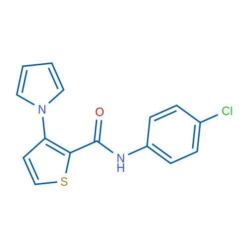 N-(4-Chlorophenyl)-3-(1H-pyrrol-1-yl)thiophene-2-carboxamide 1g