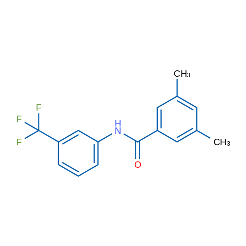 3,5-Dimethyl-N-[3-(trifluoromethyl)phenyl]benzamide 1g