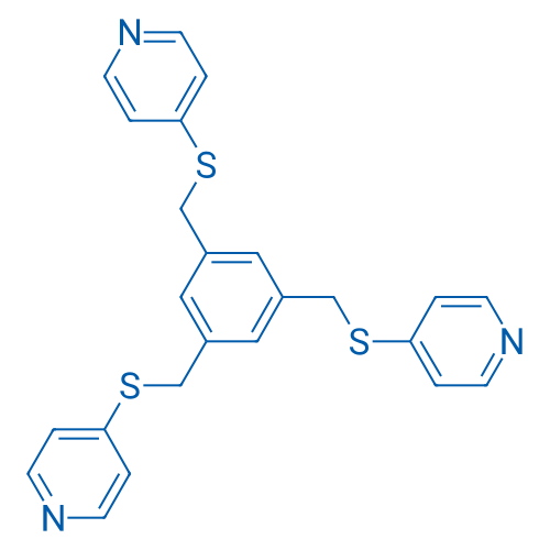 1,3,5-Tris((pyridin-4-ylthio)methyl)benzene 1g