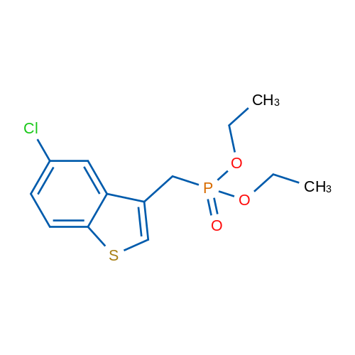 Diethyl [(5-chloro-1-benzothiophen-3-yl)methyl]phosphonate 250mg