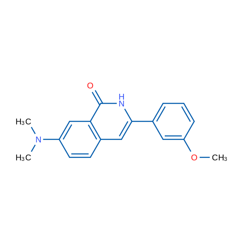 7-(Dimethylamino)-3-(3-methoxyphenyl)isoquinolin-1(2H)-one 1g
