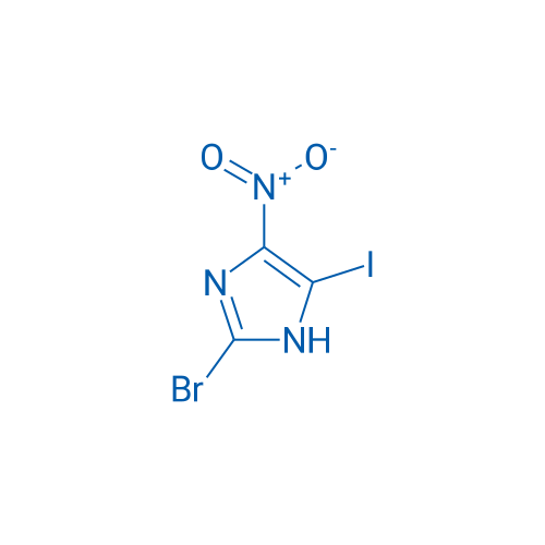 2-Bromo-5-iodo-4-nitro-1H-imidazole 250mg