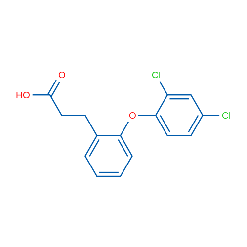 3-(2-(2,4-Dichlorophenoxy)phenyl)propanoic acid 1g