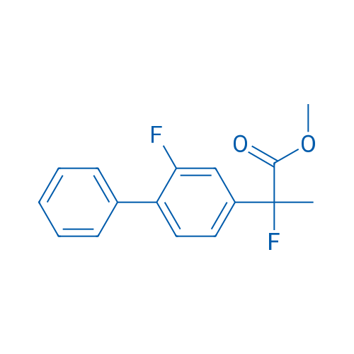 Methyl 2-fluoro-2-(2-fluoro-[1,1'-biphenyl]-4-yl)propanoate 1g
