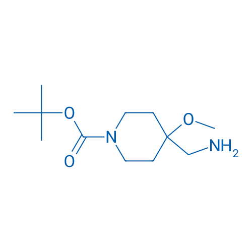 tert-Butyl 4-(aminomethyl)-4-methoxypiperidine-1-carboxylate 100mg