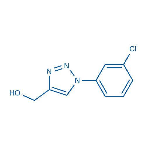 (1-(3-Chlorophenyl)-1H-1,2,3-triazol-4-yl)methanol 250mg
