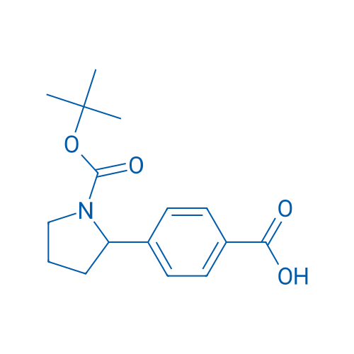 4-(1-(tert-Butoxycarbonyl)pyrrolidin-2-yl)benzoic acid 100mg