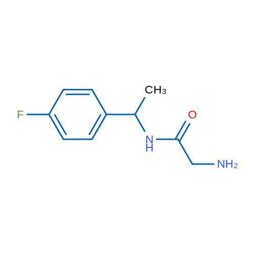 2-Amino-N-(1-(4-fluorophenyl)ethyl)acetamide 1g