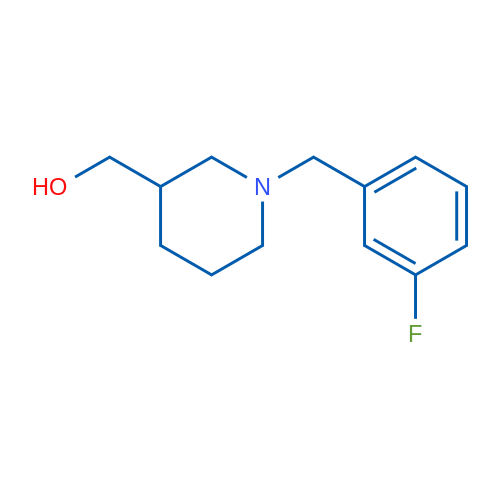 (1-(3-Fluorobenzyl)piperidin-3-yl)methanol 1g