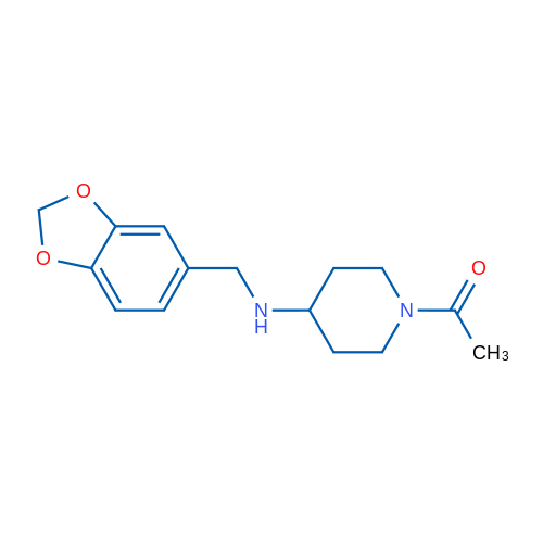 1-(4-((Benzo[d][1,3]dioxol-5-ylmethyl)amino)piperidin-1-yl)ethanone 5g