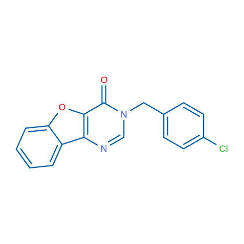 5-[(4-Chlorophenyl)methyl]-8-oxa-3,5-diazatricyclo[7.4.0.0^{2,7}]trideca-1(9),2(7),3,10,12-pentaen-6-one 1g