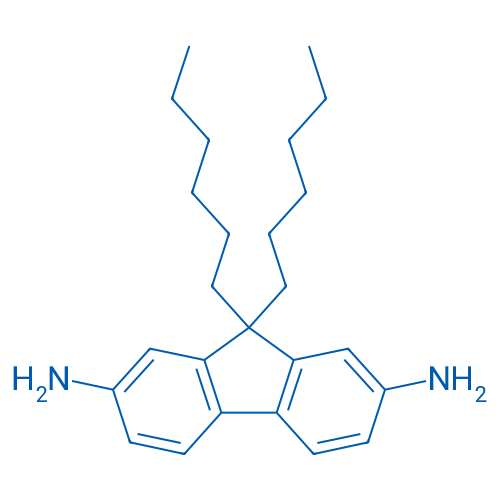 9,9-Dihexyl-9H-fluorene-2,7-diamine 100mg