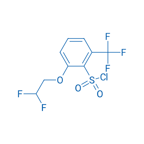 2-(2,2-Difluoroethoxy)-6-(trifluoromethyl)benzene-1-sulfonyl chloride 250mg