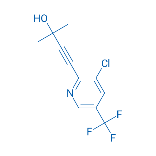 4-[3-Chloro-5-(trifluoromethyl)pyridin-2-yl]-2-methylbut-3-yn-2-ol 1g