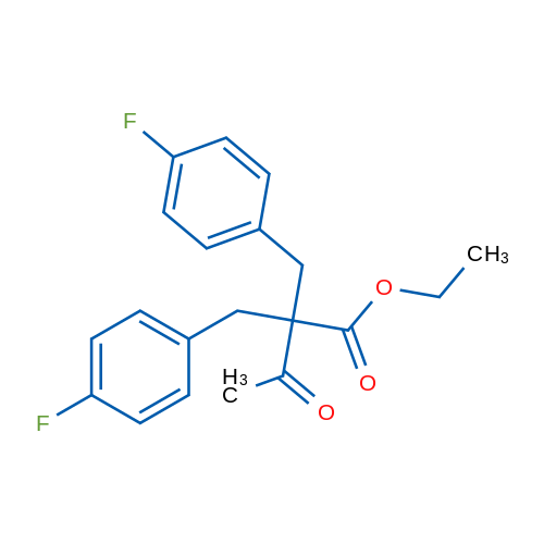 Ethyl 2,2-bis[(4-fluorophenyl)methyl]-3-oxobutanoate 1g