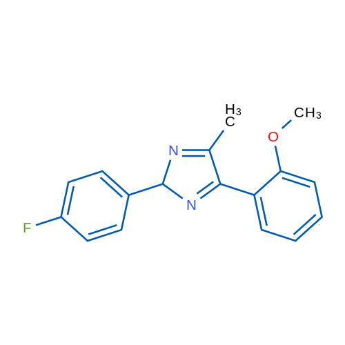 2-(4-Fluorophenyl)-4-(2-methoxyphenyl)-5-methyl-2H-imidazole 1g