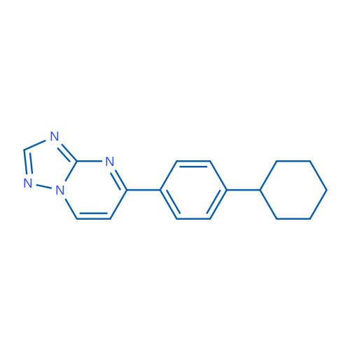 5-(4-Cyclohexylphenyl)-[1,2,4]triazolo[1,5-a]pyrimidine 1g