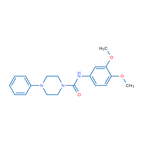 N-(3,4-Dimethoxyphenyl)-4-phenylpiperazine-1-carboxamide 1g
