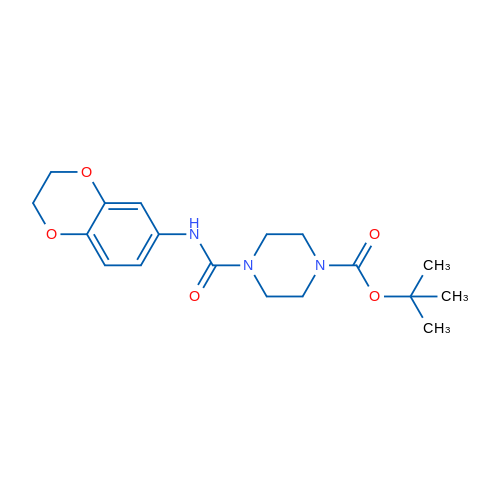 tert-Butyl 4-[(2,3-dihydro-1,4-benzodioxin-6-yl)carbamoyl]piperazine-1-carboxylate 1g