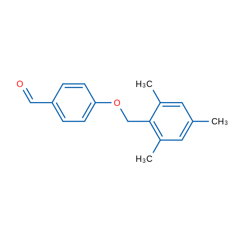 4-[(2,4,6-Trimethylphenyl)methoxy]benzaldehyde 1g