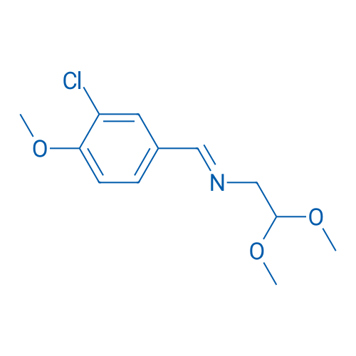 (E)-[(3-Chloro-4-methoxyphenyl)methylidene](2,2-dimethoxyethyl)amine 1g