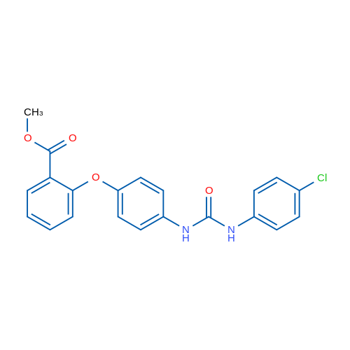 Methyl 2-(4-{[(4-chlorophenyl)carbamoyl]amino}phenoxy)benzoate 1g