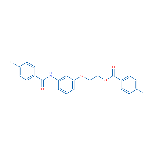 2-[3-(4-Fluorobenzamido)phenoxy]ethyl 4-fluorobenzoate 1g