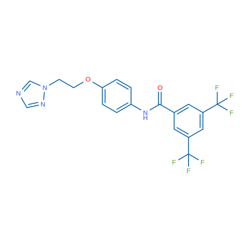 N-{4-[2-(1H-1,2,4-triazol-1-yl)ethoxy]phenyl}-3,5-bis(trifluoromethyl)benzamide 1g
