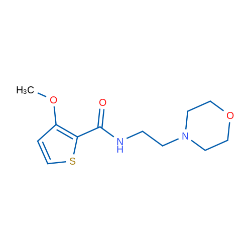 3-Methoxy-N-[2-(morpholin-4-yl)ethyl]thiophene-2-carboxamide 1g