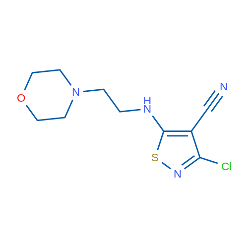 3-Chloro-5-{[2-(morpholin-4-yl)ethyl]amino}-1,2-thiazole-4-carbonitrile 1g