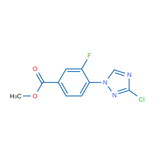 Methyl 4-(3-chloro-1H-1,2,4-triazol-1-yl)-3-fluorobenzoate 1g