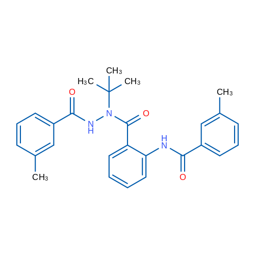N-(2-{[N'-tert-butyl-1-(3-methylphenyl)formohydrazido]carbonyl}phenyl)-3-methylbenzamide 1g