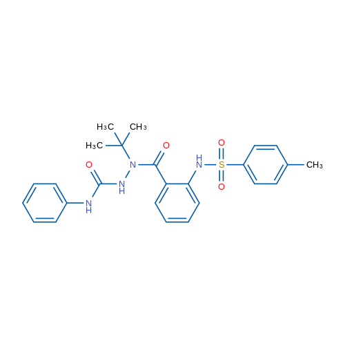N-tert-Butyl-2-(4-methylbenzenesulfonamido)-N-[(phenylcarbamoyl)amino]benzamide 1g