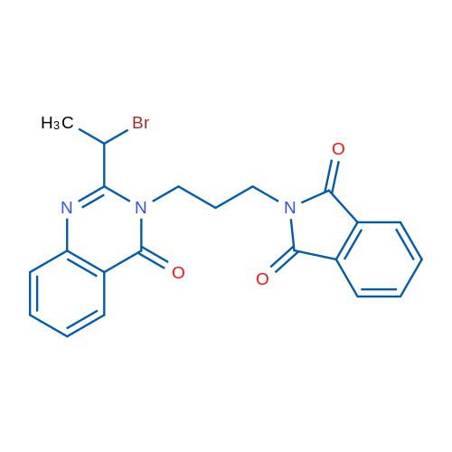 2-{3-[2-(1-bromoethyl)-4-oxo-3,4-dihydroquinazolin-3-yl]propyl}-2,3-dihydro-1H-isoindole-1,3-dione 1g