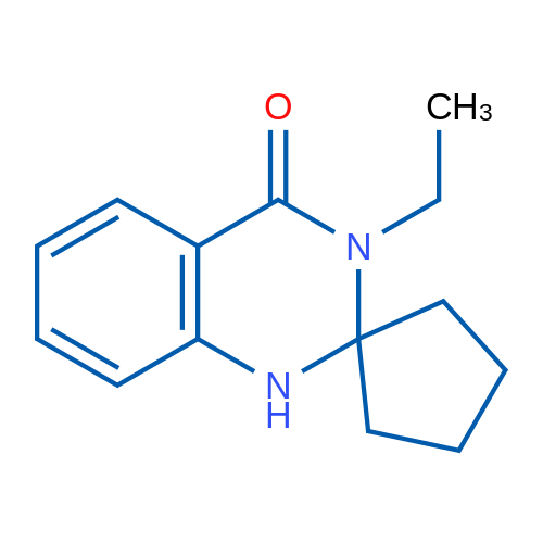 3'-Ethyl-3',4'-dihydro-1'H-spiro[cyclopentane-1,2'-quinazoline]-4'-one 1g