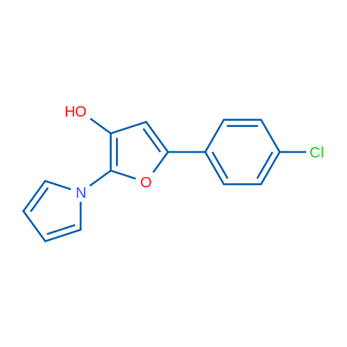 5-(4-Chlorophenyl)-2-(1H-pyrrol-1-yl)furan-3-ol 1g