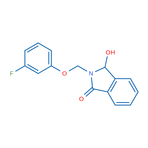 2-[(3-Fluorophenoxy)methyl]-3-hydroxy-2,3-dihydro-1H-isoindol-1-one 1g