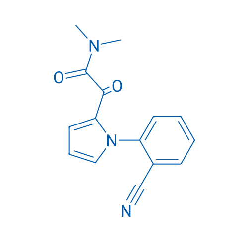 2-[1-(2-Cyanophenyl)-1H-pyrrol-2-yl]-N,N-dimethyl-2-oxoacetamide 1g