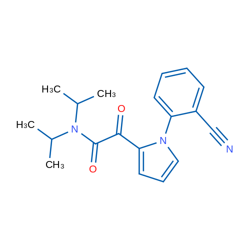 2-[1-(2-Cyanophenyl)-1H-pyrrol-2-yl]-2-oxo-N,N-bis(propan-2-yl)acetamide 1g