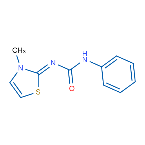 3-[(2Z)-3-Methyl-2,3-dihydro-1,3-thiazol-2-ylidene]-1-phenylurea 1g