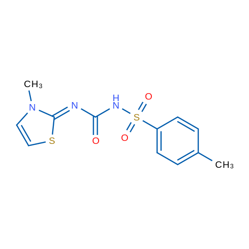 3-[(2Z)-3-Methyl-2,3-dihydro-1,3-thiazol-2-ylidene]-1-(4-methylbenzenesulfonyl)urea 1g