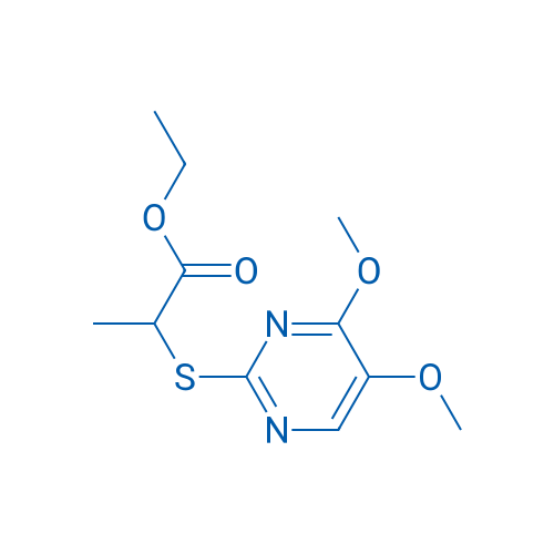 Ethyl 2-[(4,5-dimethoxypyrimidin-2-yl)sulfanyl]propanoate 1g