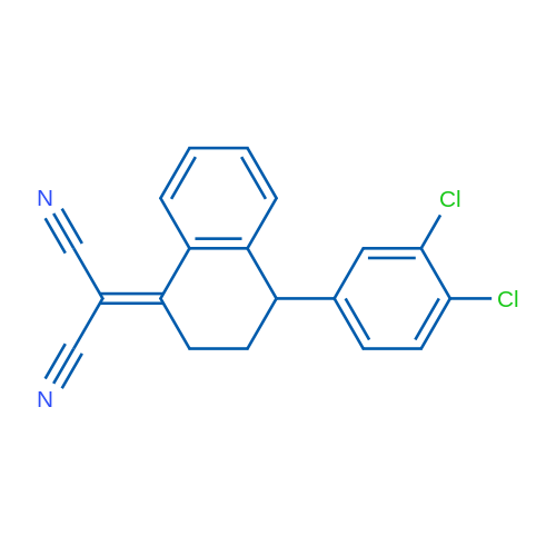 2-[4-(3,4-Dichlorophenyl)-1,2,3,4-tetrahydronaphthalen-1-ylidene]propanedinitrile 1g
