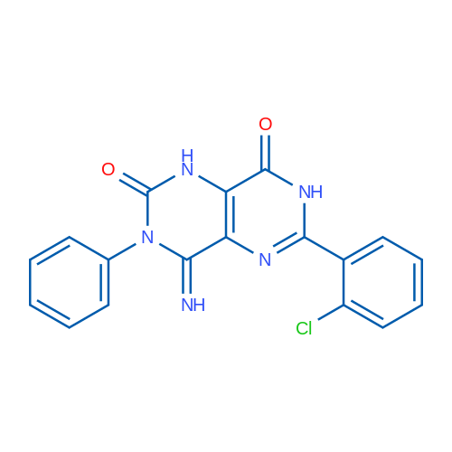 6-(2-Chlorophenyl)-4-imino-3-phenyl-1H,2H,3H,4H,7H,8H-[1,3]diazino[5,4-d]pyrimidine-2,8-dione 1g