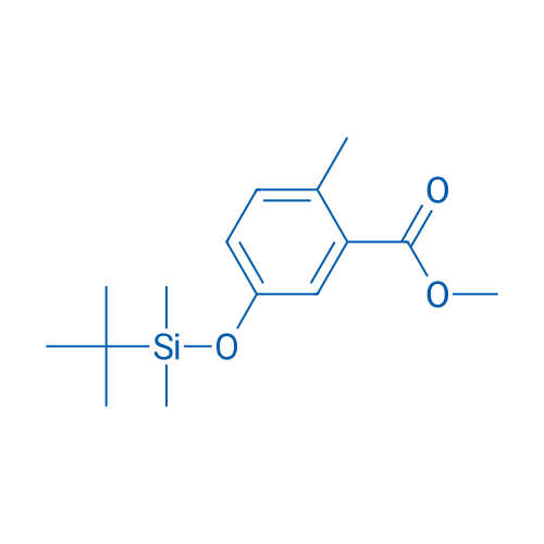 Methyl 5-((tert-butyldimethylsilyl)oxy)-2-methylbenzoate 250mg