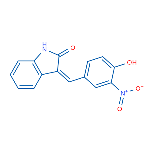 (3Z)-3-[(4-Hydroxy-3-nitrophenyl)methylidene]-2,3-dihydro-1H-indol-2-one 1g