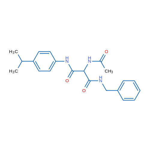 N'-Benzyl-2-acetamido-N-[4-(propan-2-yl)phenyl]propanediamide 1g