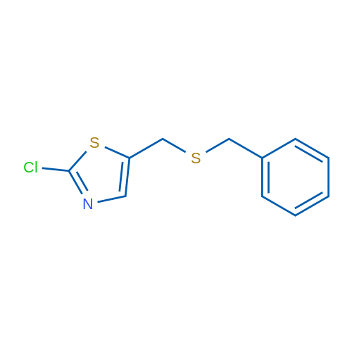 5-[(Benzylsulfanyl)methyl]-2-chloro-1,3-thiazole 1g