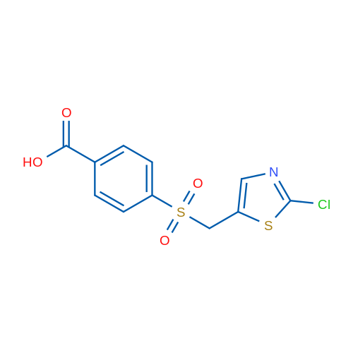4-[(2-Chloro-1,3-thiazol-5-yl)methanesulfonyl]benzoic acid 1g